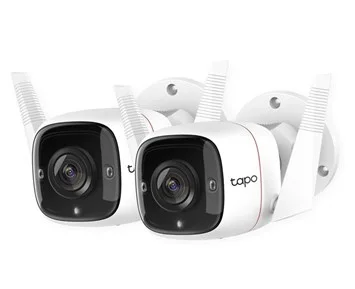 TP-Link Tapo C310 (2-pack) - 2-pack övervakningskamera med WiFi och mörkerseende