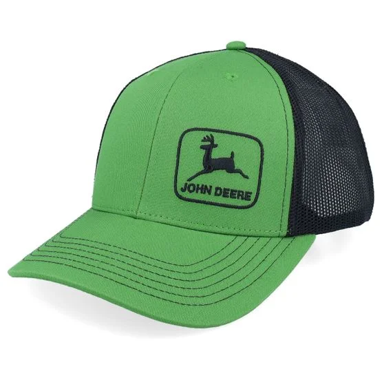 John Deere - Moline 112 Hat Green/Black Trucker Trucker Green Cap - @ Hatstore