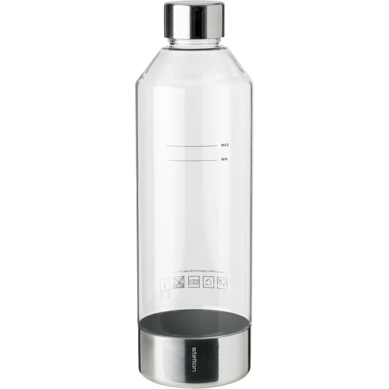 Stelton Brusflaske for kullsyremaskin, steel