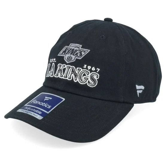Fanatics - NHL Černá unconstructed Kšiltovka - Los Angeles Kings Unstructured Black Dad Cap @ Hatstore