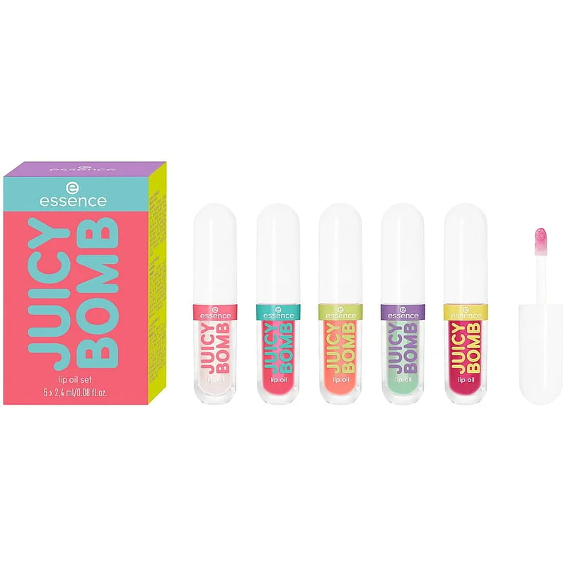 Essence Juicy Bomb Lip Oil Set, Makeup, Læber, Lip Oil