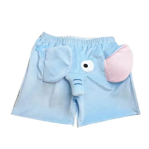 Shorts Bukser Par Sovende Bukser BLÅ XL