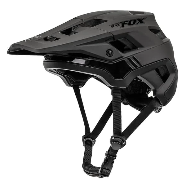 BATFOX Terrengsykkelhjelm LA303-105 MTB Sykkelhjelm for Ungdom Voksne Menn Kvinner med Avtakbart Visir (3 størrelser, 6 farger)