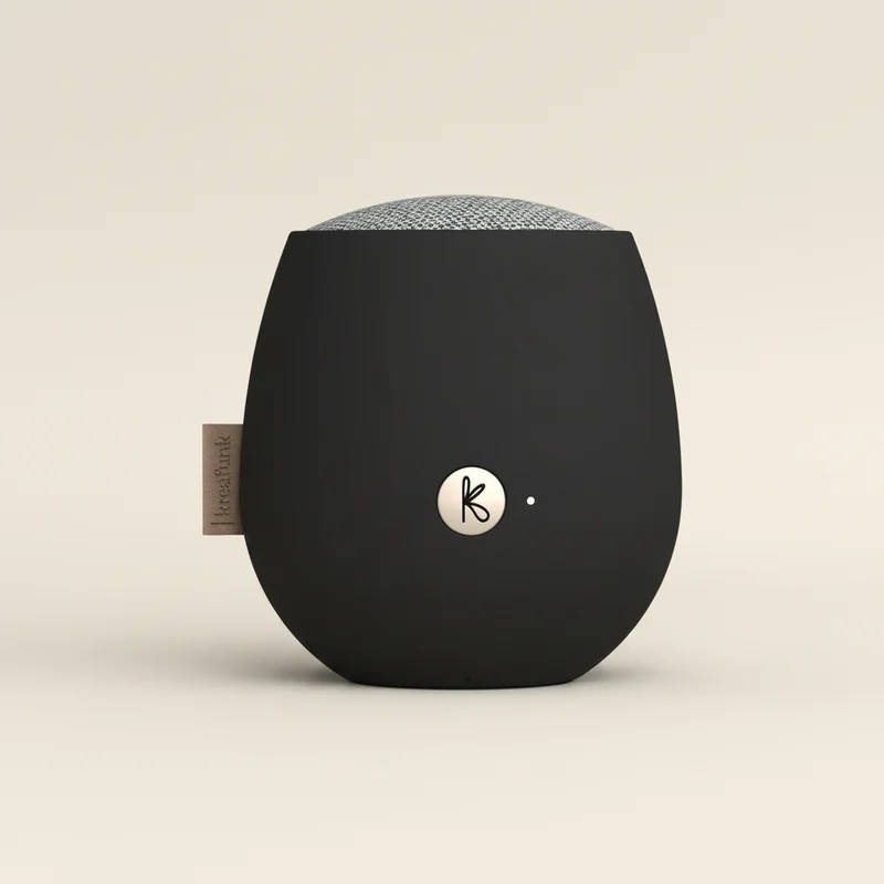 Kreafunk aJAZZ 2 - Trådløs Bluetooth Højttaler, Sort, 15W Forstærker, Vandafvisende IPX3 Trådløs Bluetooth-Højtaler