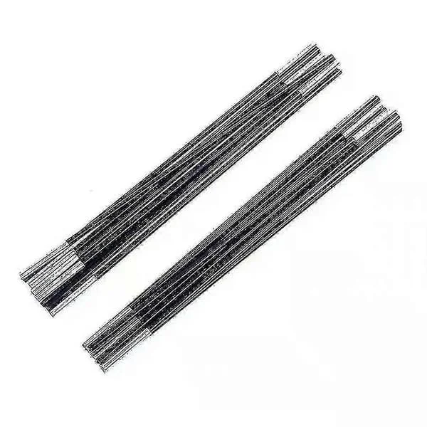 Universal trampoline glassfiberstang, brukes til å erstatte toppstangen/metallringen - 2 hetter [total lengde 3,2 meter] 7 seksjoner (FMY)
