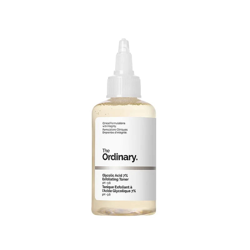 The Ordinary Glycolic Acid 7% Exfoliating Toner 100 ml, Hudpleje, Renseprodukter, Scrub