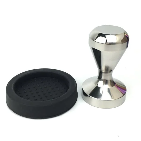 Kahvintamppari 60 mm espressokone 304 ruostumattomasta teräksestä valmistetulla pohjalla