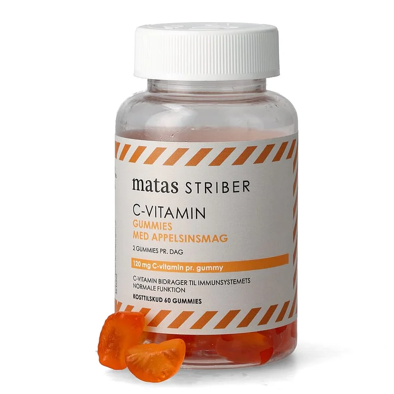 3 for 2 - Matas Striber C-Vitamin Gummies 60 stk, Helse & Madvarer, Vitaminer, C-vitamin