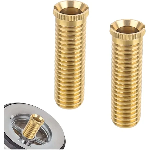 2 st 40 mm Köksho Strainer Skruv Ihålig Skruv, Köksho Korg Strainer Skruv för Tvättho Strainer Stopp
