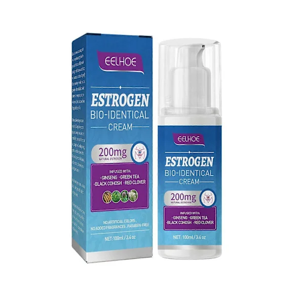 1-6 STK EELHOE Østrogen Bio-identisk Creme 100ml Naturlig Overgangsalder Lindrende Creme til Hormonbalance