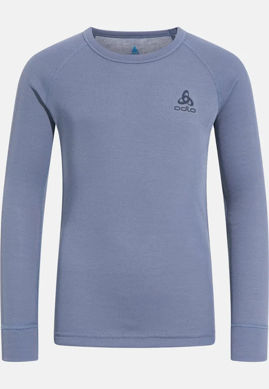Odlo Kids' Active Warm Kids Base Layer Top, 116, grey