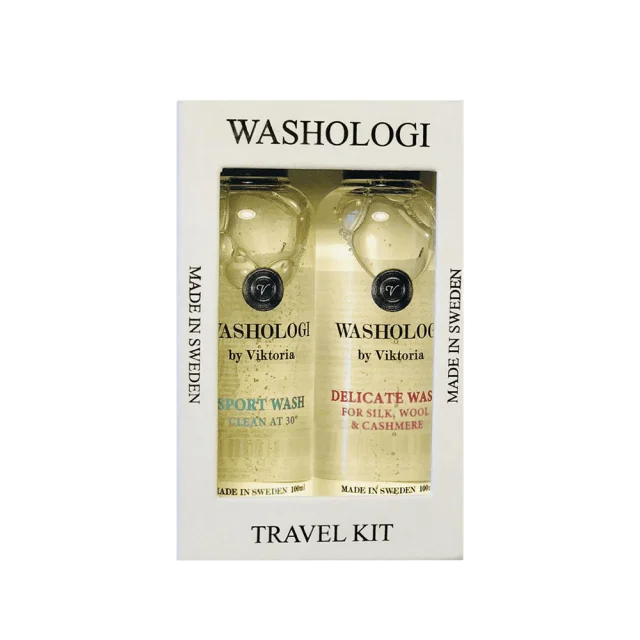 Washologi Travelkit 2-p Sport & Delicate wash 2x100 ml Tvättmedel rengöringsmedel ONESIZE