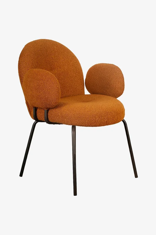 Nordic Furniture Group - Spisebordsstol med armlæn Osaka 2 pack - Orange - Stole med armlæn - Fra Homeroom