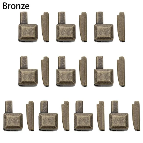 10 stk metal lynlås stop reparation lynlås stop bronze