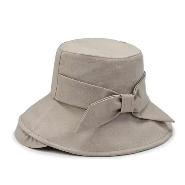 Solhattar dam bred brätte sommar dam bucket solhatt trädgårdsarbete promenadhatt (PA)