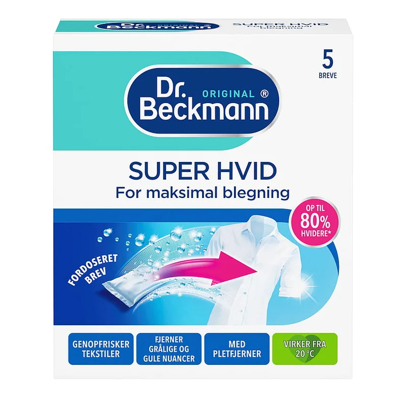Dr. Beckmann Super Hvid Klud, Tøj & Bolig, Husholdning, Tekstilpleje