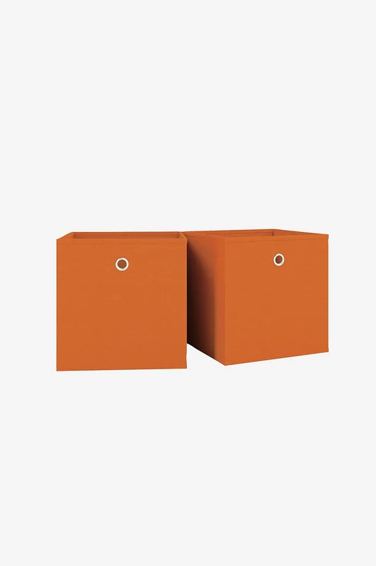 VCM - Sæt med 2 foldekasser Boxas - Orange - Hylder & opbevaring - Fra Homeroom