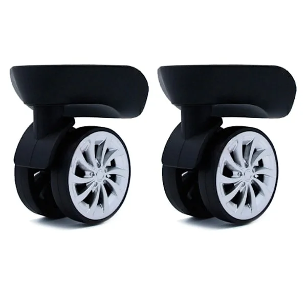 A57 Suitcase Wheels Luggage Swivel Left and Right Wheels DIY Suitcase Replacement Parts for Most Suitcases