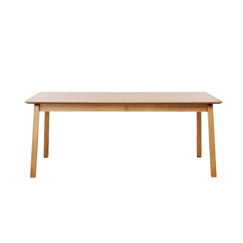 Balo spisebord, egetræ | butterfly udtræk | 190/290x95cm - Lys Eg - Justerbart Skandinavisk Design - Elegant Spisebord med Udtræk - Perfekt til gæster