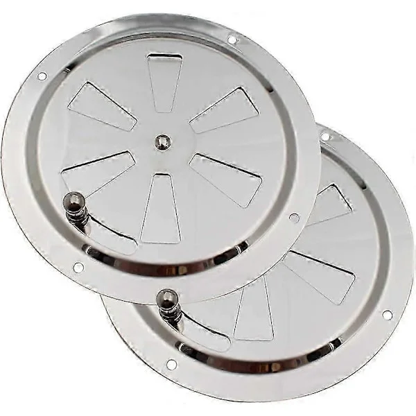 Rund Ventilgitter, 125 mm Ventilgitter i Rustfritt Stål Kanal Myggnett Utløpsgitter Luftinntak Luftutløp Ventilasjon Vol
