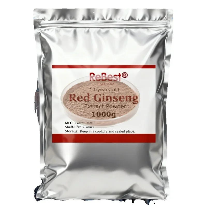 AliExpress - Poudre d'extrait de Ginseng rouge coréen personnalisée de 10 ans, sac en aluminium, poudre de Ginseng Radix pour distributeurs globaux