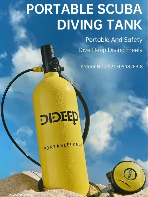 AliExpress - Ensemble de mini-cylindre de plongée DIDEEP 2L, jusqu'à 30-40 minutes de plongée sous-marine, bouteille de plongée facile à utiliser. 