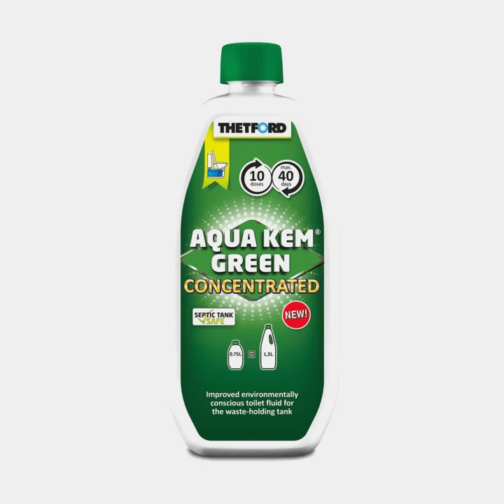 Saneringsvätska för portabel toalett / kemtoalett Thetford Aqua Kem Green, koncentrerad, 780 ml