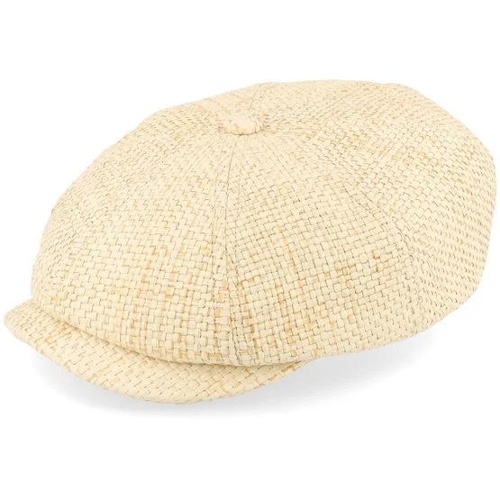 Stetson - Beige flatcap Cap - Hatteras Toyo Beige Flatcap @ Hatstore