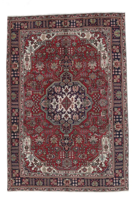 Medaljong Tabriz Matta 198X289 Ull
