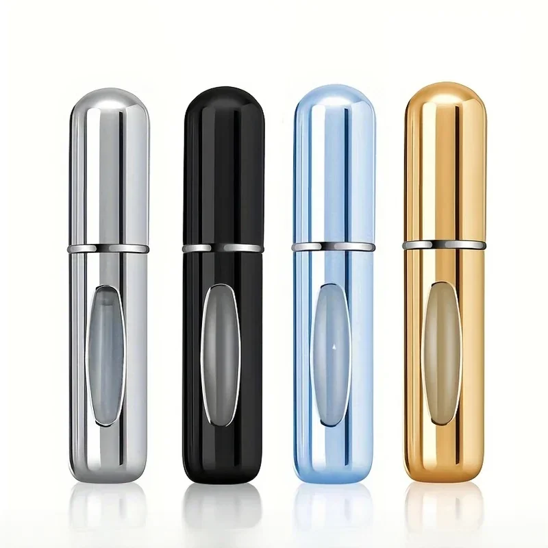 AliExpress - 1/4 Stuks 5 Ml Parfum Verstuiver Draagbare Vloeistof Container Voor Cosmetica Reizen Mini Aluminium Spray Lege Hervulbare fles
