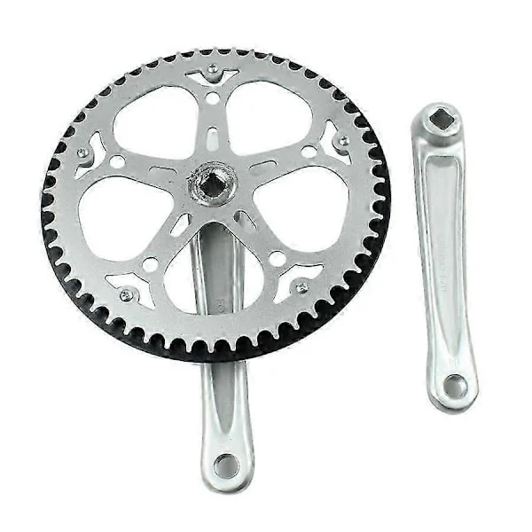 Sammenleggbar sykkel kranksett 52T firkant hull 170mm CNC kranksett sykkel kranksett tannhjul js