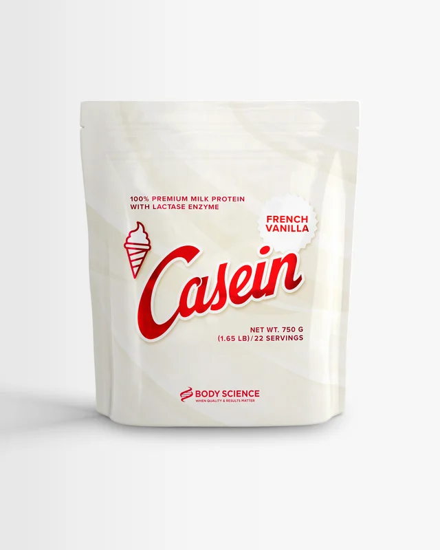 Kasein - 750 g - French Vanilla - Body Science Casein - Kaseinpulver, Proteinpudding