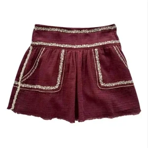 Vinröd kjol Isabel Marant Étoile