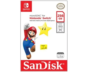 SanDisk-256 GB Nintendo microSDXC-256 GB microSDXC-minnekort for Nintendo Switch-Data storage-Nintendo-tilbehør