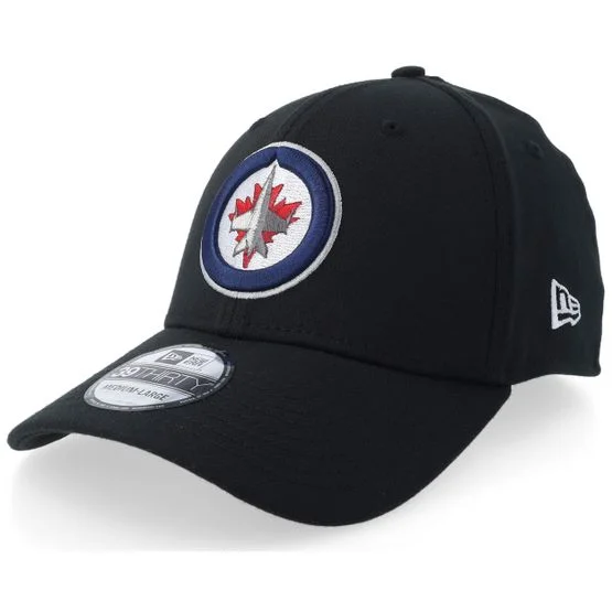 New Era - NHL Svart flexfit Caps - Hatstore Exclusive x Winnipeg Jets 39THIRTY Black Stretch Fit @ Hatstore