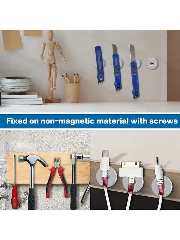 AliExpress - 5/10/20 Stück 15x3mm Neodym-Senkmagnete mit Loch – Superstarke Scheibenmagnete für Heimwerker, Whiteboards, Basteln & 