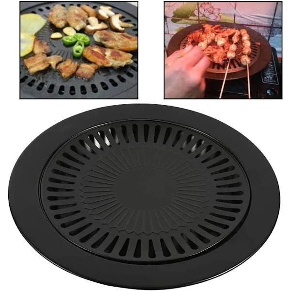 Grillbricka för grillning - Koreansk non-stick rökfri grillbricka