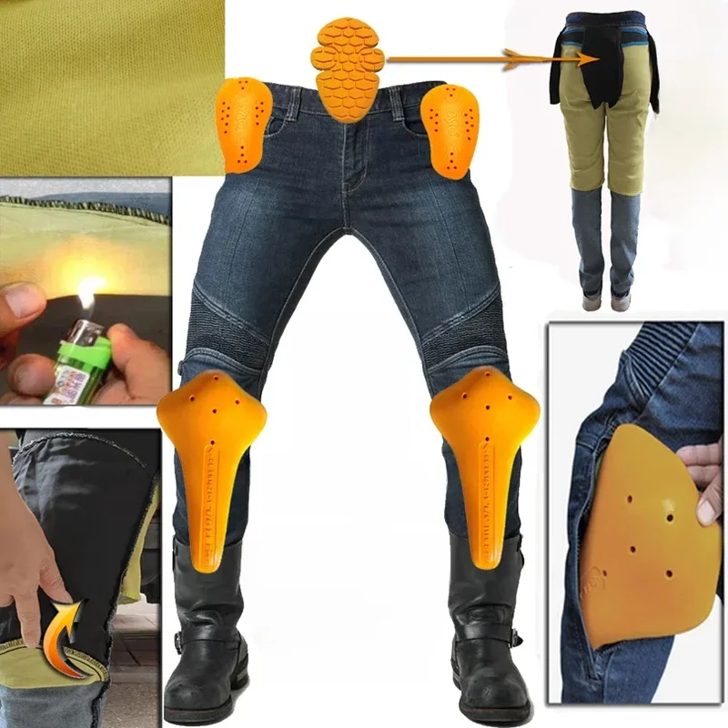 AliExpress - Aramidfaser Motorradhose Herren Kevlar Moto Jeans Schutzausrüstung Reiten Touring Motorradhose Motocross Hose Moto Hose