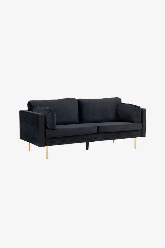 Venture Home - Sofa Boel, 3-pers. - Sort - 3-pers sofaer - Fra Homeroom