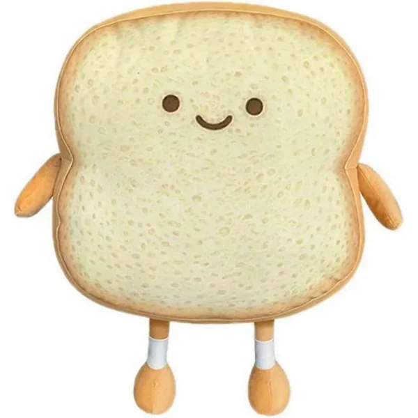 Toast Brød Form Plysj Lekepute, Utstoppet Plysj Toast Sofapute, Barn Voksen Hjem Soverom Dekor (Gull)