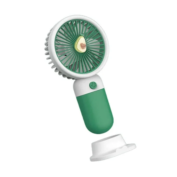 Portable Cartoon Mini Handheld Fan Folding Small Cooling Desk Fan Usb Rechargeable