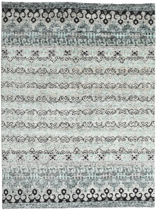 Grande Quito Alfombra - Gris 240X340 Seda
