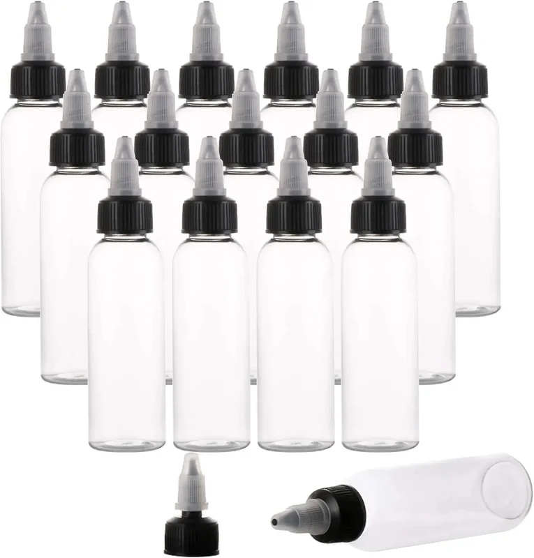 AliExpress - 5 Stuks 30 Ml/60 Ml/100 Ml/120 Ml/150 Ml Plastic Pvc sap Vloeistof Capaciteit Druppelflesjes Twist Top Cap Tattoo Pigment Inkt Containers