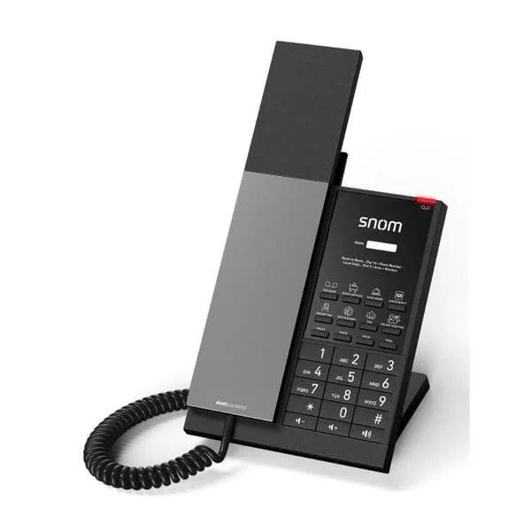 IP-telefon - SNOM - HD350A - Svart - PoE - Bakgrundsbelyst LCD-skärm