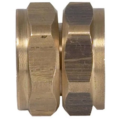 Vatette 1946088 Dubbelmutter 22 mm, mässing, Installation