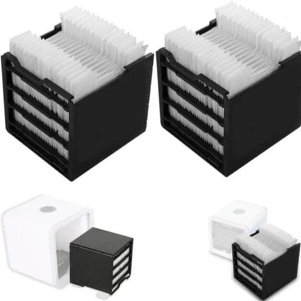 2 Ersättningsfilter, Ersättningsfilter Kompatibelt med Arctic Air Personal Air Cooler, Speciellt Ersättningsfilter Kompatibelt med Arctic Air USB A