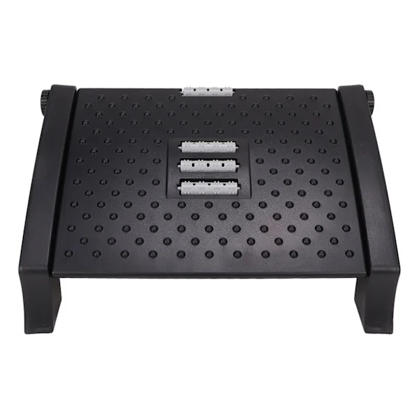 Ergonomic Footrest 6 Adjustable Heights Massage Under Desk Footrest for Stable Office Home