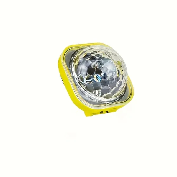 LED Lampe Natt Strobe Klokke, Diskolampe, farget belysning, 4 farger Modus Fjernkontroll DJ Lys, Liten og enkel å bære, Julegave, Pa (FMY)
