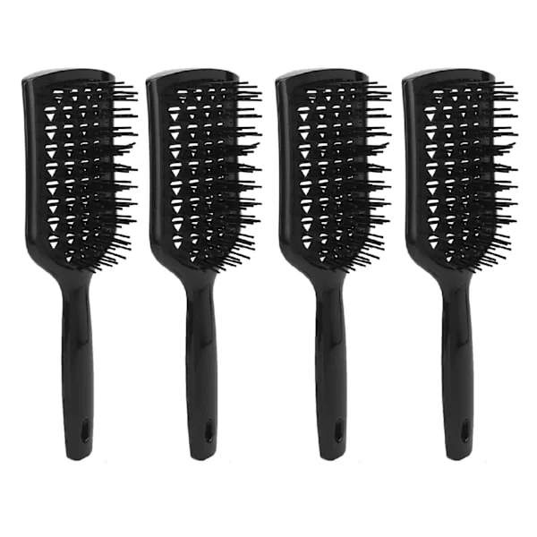 4pcs Vented Hair Brush Smoothing Paddle Brush for Wet Dry Curly Thick Straight Hair