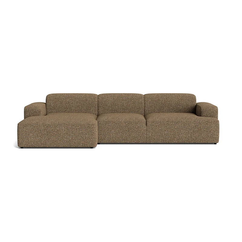 Madrid XL chaiselong sofa venstrevendt - Adventure Grøn Orange - 317x101x75 - Sofa, chaiselong